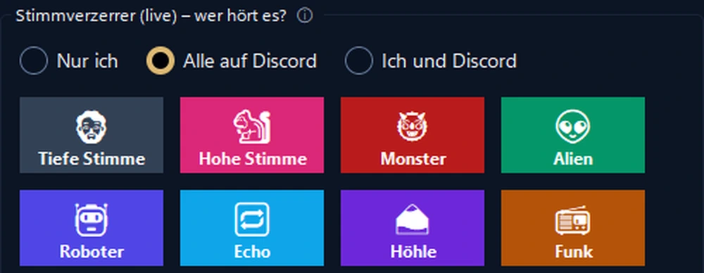 Live-Stimmverzerrer